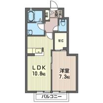 メゾン・ド・ソレイユＥ 00105 ｜ 栃木県塩谷郡高根沢町大字宝積寺（賃貸アパート1LDK・1階・44.39㎡） その2