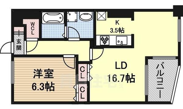 プロシード新瑞橋｜愛知県名古屋市瑞穂区瑞穂通８丁目(賃貸マンション1LDK・8階・63.22㎡)の写真 その2