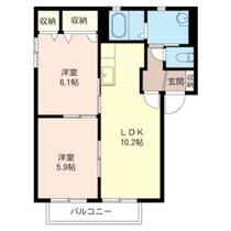 メゾン・ボヌール 00201 ｜ 埼玉県北本市西高尾５丁目（賃貸アパート2LDK・2階・50.00㎡） その2