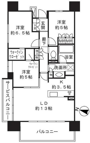 クリオレジダンス横浜新杉田｜神奈川県横浜市磯子区新杉田町(賃貸マンション3LDK・7階・74.01㎡)の写真 その1