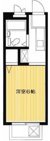 神奈川県川崎市川崎区浜町４丁目(賃貸アパート1K・2階・17.87㎡)の写真 その2