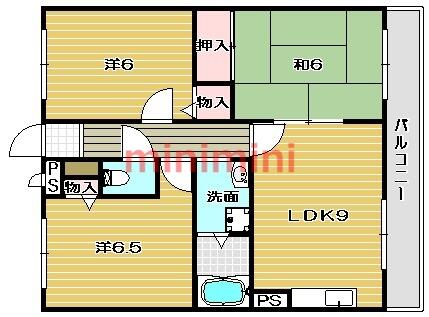 同じ建物の物件間取り写真 - ID:227078903123