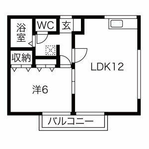 ＣＯＭ曲金 201｜静岡県静岡市駿河区曲金７丁目(賃貸アパート1LDK・2階・39.74㎡)の写真 その2