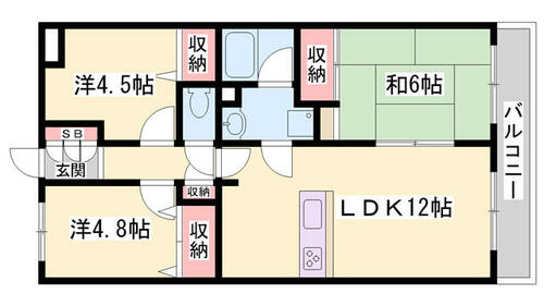 同じ建物の物件間取り写真 - ID:228048815915