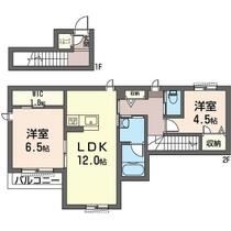 ラマージュ 00202 ｜ 埼玉県入間市大字上藤沢（賃貸アパート2LDK・2階・66.54㎡） その2