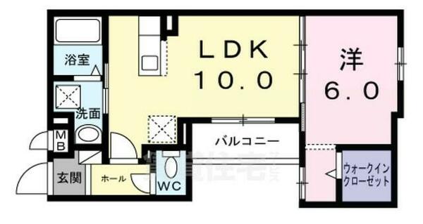 フォーチュンパーク４｜兵庫県尼崎市今福２丁目(賃貸アパート1LDK・2階・40.01㎡)の写真 その2