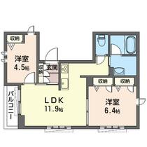 ＬＩＪＵ 00201 ｜ 東京都武蔵野市西久保１丁目（賃貸マンション2LDK・2階・50.51㎡） その2