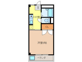 岐阜県岐阜市木田（賃貸マンション1K・2階・25.92㎡） その2