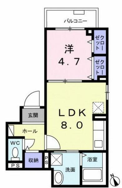 東京都中野区江原町３丁目(賃貸マンション1LDK・3階・36.37㎡)の写真 その2