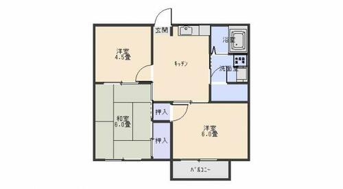 同じ建物の物件間取り写真 - ID:244002492261