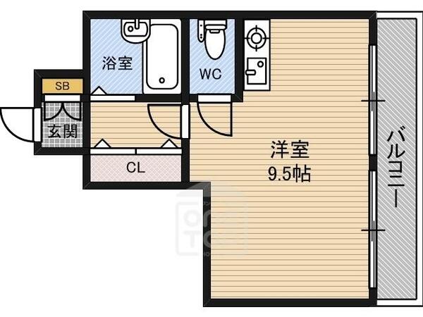 シャトー若杉マンション｜大阪府大阪市旭区大宮４丁目(賃貸マンション1R・8階・35.00㎡)の写真 その2