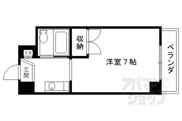 ヴェルジェ 603｜京都府宇治市小倉町老ノ木(賃貸マンション1K・6階・18.00㎡)の写真 その2