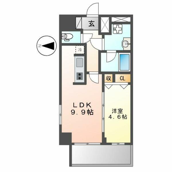 セイワパレス丸の内駅前プレミア 1401｜愛知県名古屋市中区丸の内２丁目(賃貸マンション1LDK・14階・38.12㎡)の写真 その2