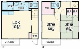 メゾンダルマ  ｜ 千葉県市川市東菅野３丁目（賃貸テラスハウス2LDK・--・60.38㎡） その2