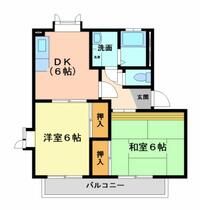 マーヴェラス萩 B201 ｜ 静岡県静岡市駿河区西脇（賃貸アパート2DK・2階・43.75㎡） その2