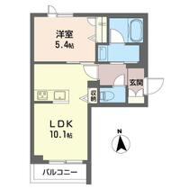 シカダ 00201 ｜ 千葉県船橋市東船橋３丁目（賃貸マンション1LDK・2階・38.58㎡） その2