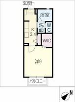 リバーフロント蔵子  ｜ 愛知県豊川市蔵子１丁目（賃貸アパート1K・2階・29.96㎡） その2