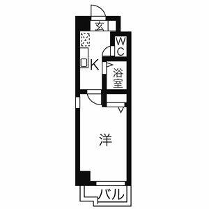 ジョバネ藤原 102｜愛知県名古屋市千種区穂波町１丁目(賃貸マンション1K・1階・24.03㎡)の写真 その2