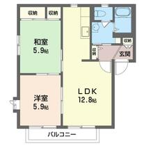 グリーンパレスＢ 00202 ｜ 神奈川県横浜市旭区今宿南町（賃貸アパート2LDK・2階・53.20㎡） その2