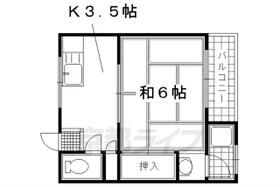 福寿荘 10 ｜ 京都府京都市伏見区向島立河原町（賃貸アパート1K・1階・18.00㎡） その2