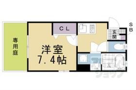 ハイツミコノス 102 ｜ 京都府長岡京市開田３丁目（賃貸アパート1K・1階・25.60㎡） その2