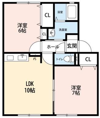 同じ建物の物件間取り写真 - ID:240027969472