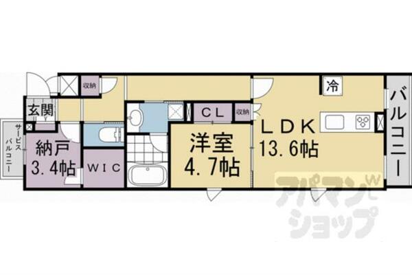 シャーメゾン京都御所西 401｜京都府京都市上京区武者小路通室町東入梅屋町(賃貸マンション1SLDK・4階・59.94㎡)の写真 その2