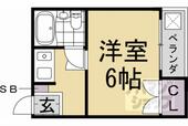 京都市北区等持院西町 2階建 築38年のイメージ