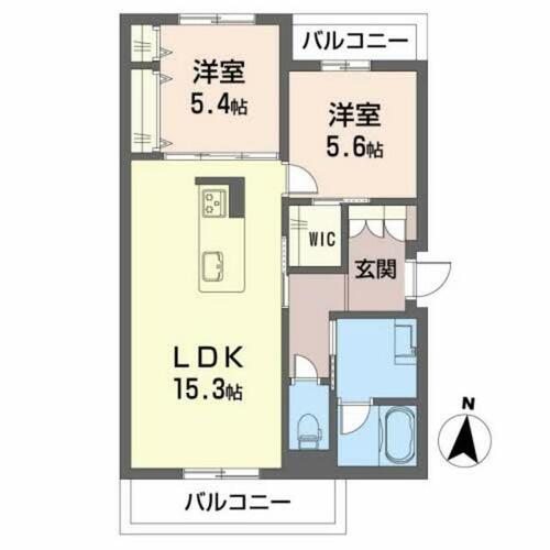 同じ建物の物件間取り写真 - ID:243007332671