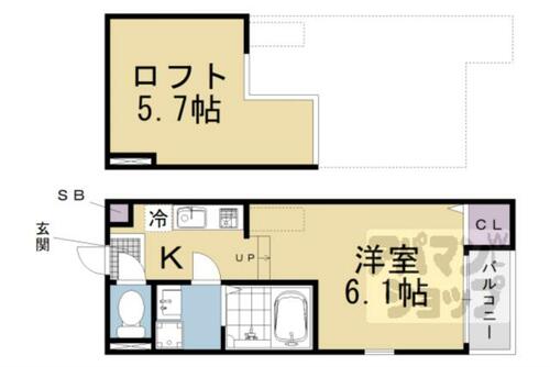 同じ建物の物件間取り写真 - ID:226064896062