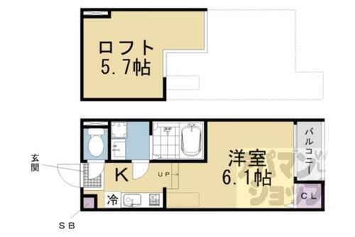 同じ建物の物件間取り写真 - ID:226064896077