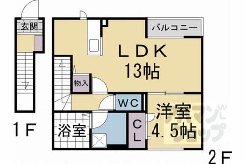 同じ建物の物件間取り写真 - ID:226064922711