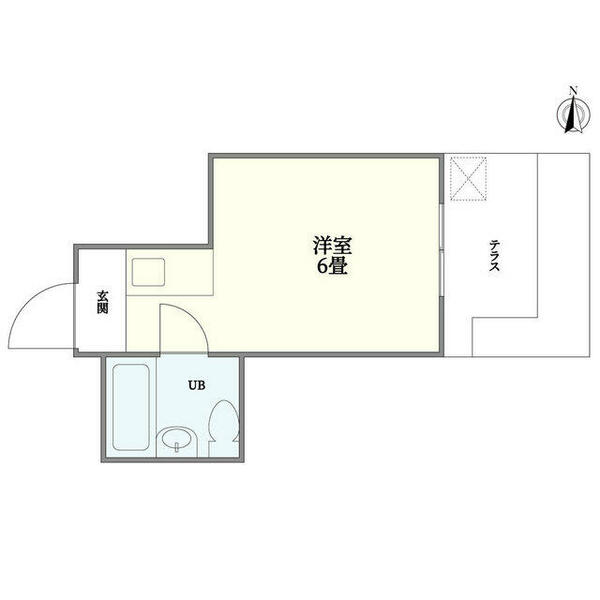 メゾン・ド・エルビエ 102｜東京都世田谷区奥沢２丁目(賃貸マンション1R・1階・12.24㎡)の写真 その2