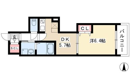 同じ建物の物件間取り写真 - ID:223031944743