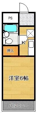 大阪府茨木市中河原町(賃貸マンション1K・2階・19.66㎡)の写真 その1