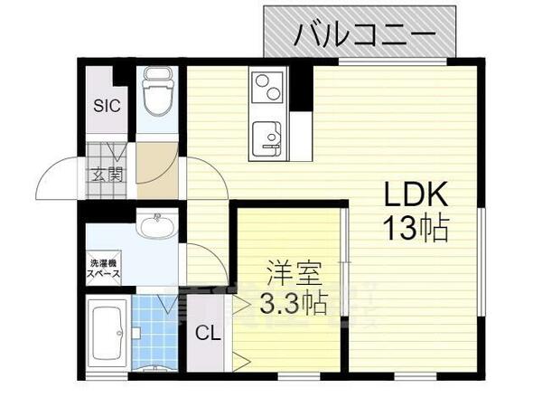 愛知県名古屋市中村区大正町１丁目(賃貸アパート1LDK・3階・36.43㎡)の写真 その2