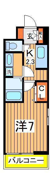 エスポア｜千葉県柏市大室１丁目(賃貸アパート1K・1階・26.09㎡)の写真 その2