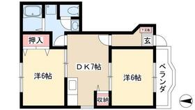 カルテット中島新町 101 ｜ 愛知県名古屋市中川区中島新町１丁目（賃貸アパート2DK・1階・44.34㎡） その2