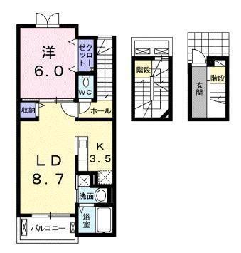 同じ建物の物件間取り写真 - ID:245003176134