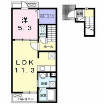 ピアニッシモ 202 ｜ 愛知県岡崎市大門３丁目（賃貸アパート1LDK・2階・43.47㎡） その2