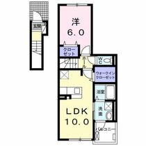 コンフォート各務原　Ｅ 203 ｜ 岐阜県各務原市鵜沼各務原町４丁目（賃貸アパート1LDK・2階・44.88㎡） その2