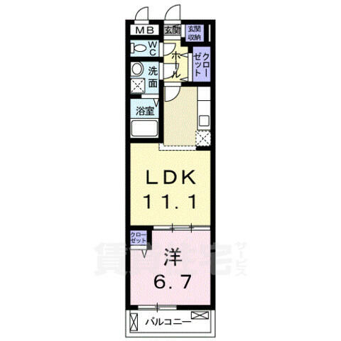 サングレイス野並｜愛知県名古屋市天白区福池２丁目(賃貸アパート1LDK・2階・42.17㎡)の写真 その2