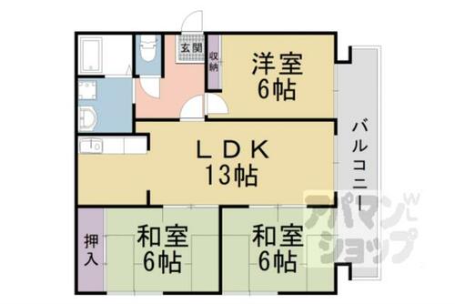 同じ建物の物件間取り写真 - ID:225005608458