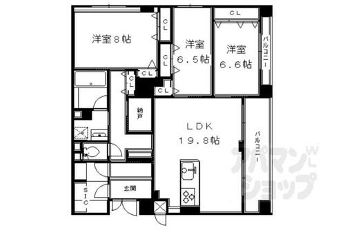 同じ建物の物件間取り写真 - ID:226065364876