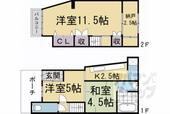 京都市中京区西ノ京御輿岡町 2階建 築83年のイメージ