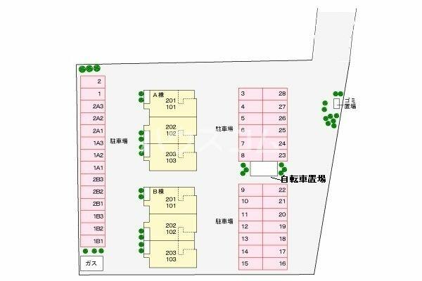 シーサイドサルビアＢ 101｜愛知県豊川市御津町御馬塩浜(賃貸アパート1LDK・1階・46.03㎡)の写真 その15