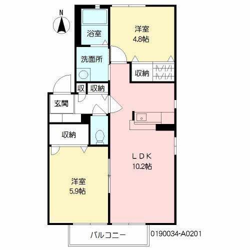 同じ建物の物件間取り写真 - ID:241004840483