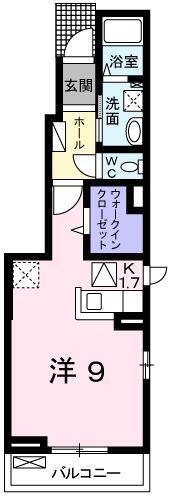 グランペール古賀ＩＩＩ　Ａ 101｜兵庫県姫路市別所町佐土(賃貸アパート1K・1階・32.94㎡)の写真 その2