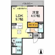 グランヴィア徹明通 106 ｜ 岐阜県岐阜市徹明通４丁目（賃貸アパート1LDK・1階・35.27㎡） その2