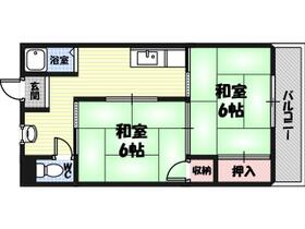 あさひマンション  ｜ 大阪府大阪市鶴見区緑１丁目（賃貸マンション2K・3階・37.00㎡） その2